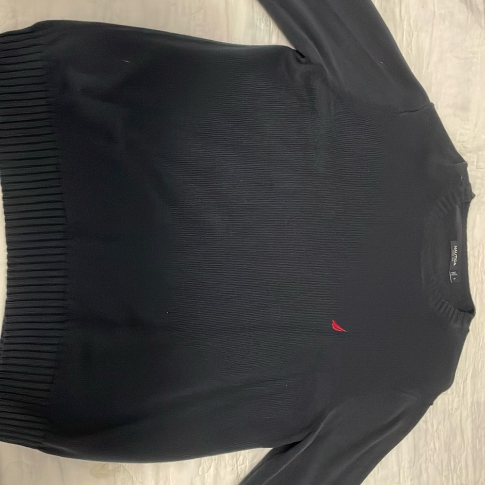 Nautica Sweater, size L, 100% cotton